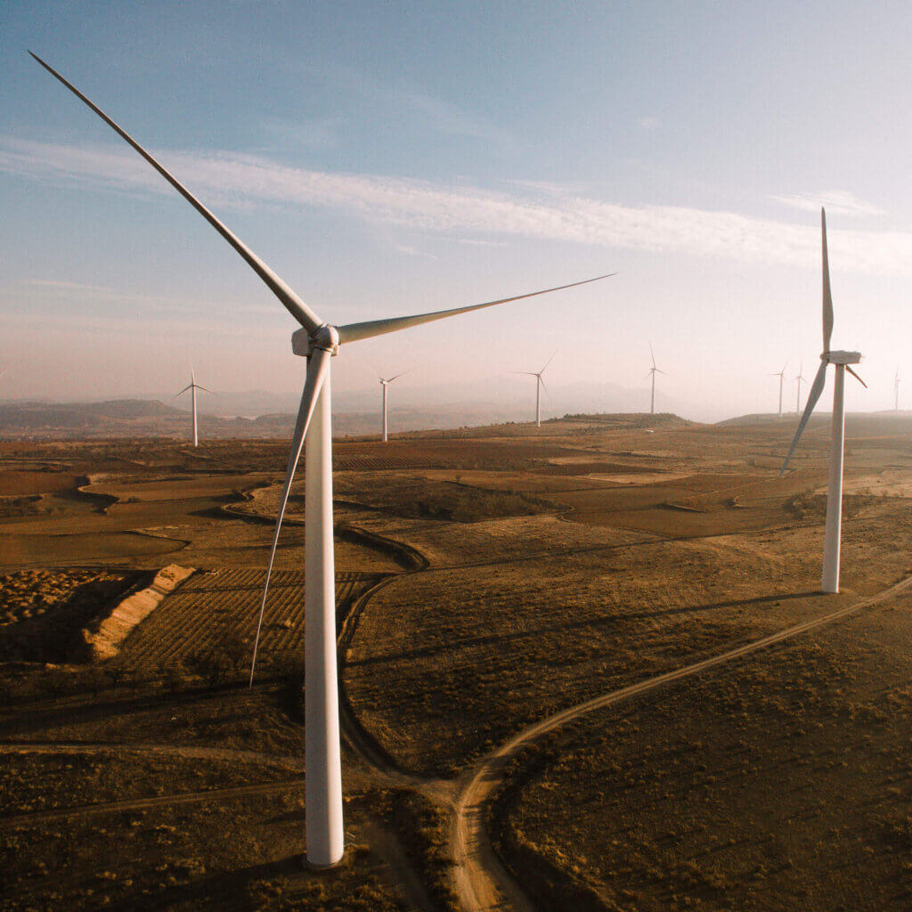 Windmills provided by renewable energy loans