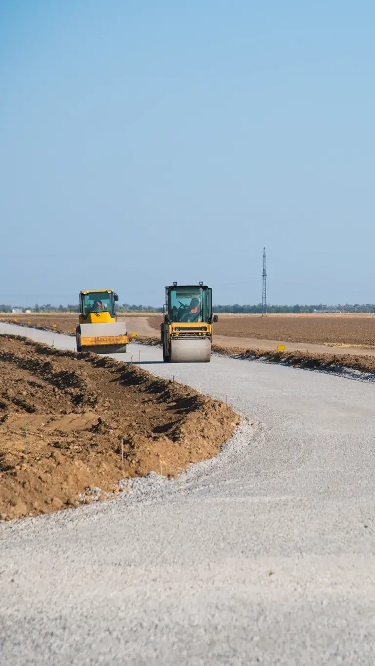 New road being constructed with funding from a USDA Community Facility loan