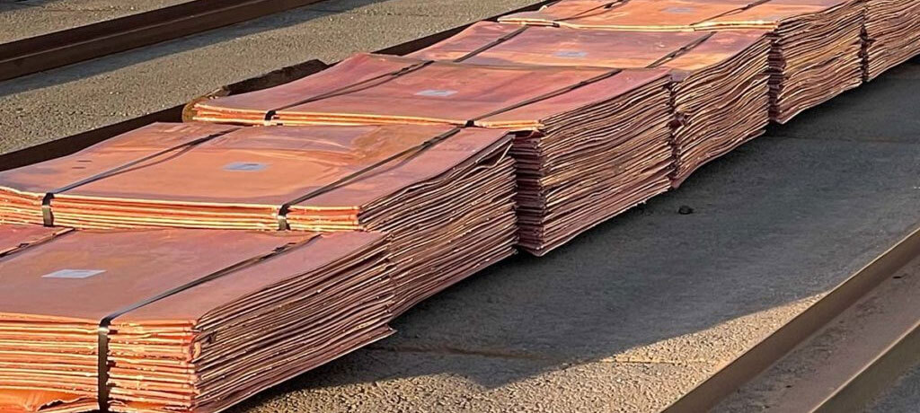 Copper cathodes from Lisbon Valley Mining Company